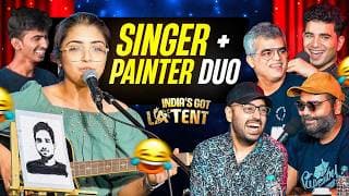 HE PAINTED SAMAY UPSIDE DOWN IN 90 SECONDS | India's Got Latent