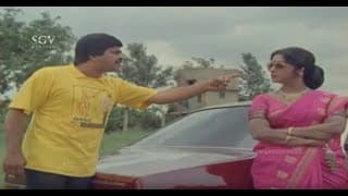 Shankar Nag Challenges Industry Owner B. Saroja Devi | Bhale Chatura Kannada Movie Scene