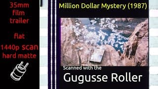 Million Dollar Mystery (1987) 35mm film trailer, flat hard matte, 1440p