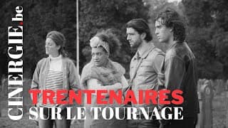 Sur le tournage de la série Trentenaires