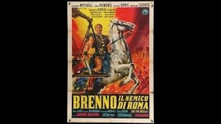 GORDON MITCHELL is BRENNUS: ENEMY of ROME, Trailer. 1963.