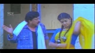 Sonakshi dying for Lover Vishnuvardhan | Shashikumar | Kannada Scene | Kunthi Puthra Movie