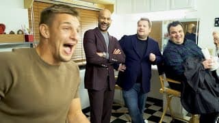 Backstage at GAME ON w/ Keegan-Michael Key, Gronk, James Corden & Ian Karmel