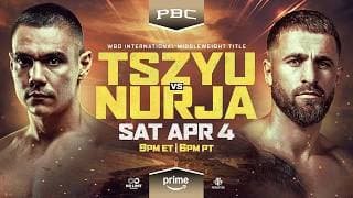 Tszyu vs Nurja FIGHT PREVIEW: April 4, 2026 on Prime Video