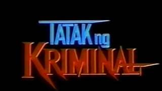 TATAK Ng KRiMiNAL 1993 THEATRICAL TRAILER