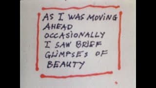 As I Was Moving Ahead Occasionally I Saw Brief Glimpses of Beauty (2000) - The Real Life