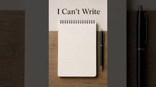 I Can't Write