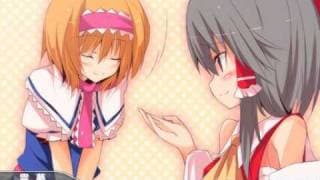 【東方合同動画企画】Marisa and Alice's cookie kiss (english subs) 1/3