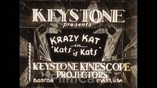 (DO NOT REUPLOAD) Krazy Kat: "KATS IS KATS" (1920) 25ft 16mm Film Scan