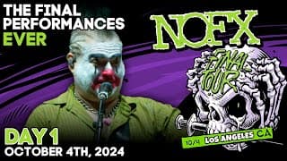 NOFX: final performances (Day 1: friday october, 4th 2024)