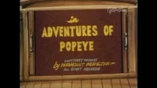 Popeye The Sailor - "The Adventures of Popeye" (1935) Opening/Closing Titles [1987 Colorized Print]