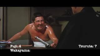 Red Peony Gambler 6: The Notorious Gambler (1970) Killcount