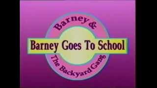 Barney Goes To School