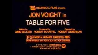 Table for Five 1983 TV trailer
