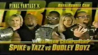 WWF Royal Rumble 2002 Matchcard