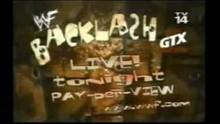 WWF Backlash 1999 Commercial